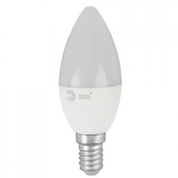 Лампа светодиодная ЭРА E14 8W 4000K матовая ECO LED B35-8W-840-E14 (Россия)