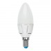 Лампа светодиодная Uniel E14 7W 3000K матовая LED-C37 7W/WW/E14/FR PLP01WH Набор из 5штук UL-00008089 (РОССИЯ)