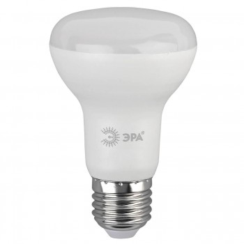 Лампа светодиодная ЭРА E27 8W 4000K матовая ECO LED R63-8W-840-E27 Б0050299 (РОССИЯ)