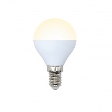 Лампа светодиодная Volpe (UL-00001779) E14 8W 3000K шар матовый LED-G45-8W/WW/E14/FR/O