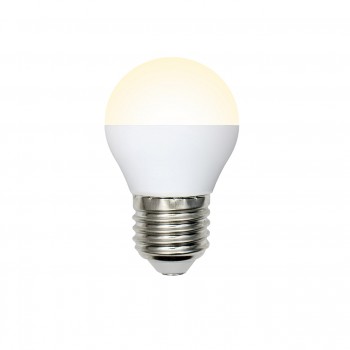Лампа светодиодная (UL-00001780) E27 8W 3000K шар матовый LED-G45-8W/WW/E27/FR/O (Китай)