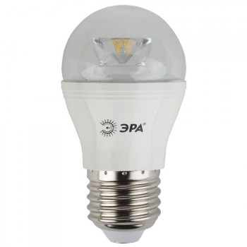 Лампа светодиодная ЭРА E27 7W 4000K прозрачная LED P45-7W-840-E27-Clear (Россия)