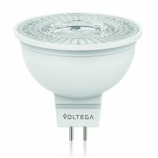 Лампа светодиодная Voltega GU5.3 6W 2800К полусфера прозрачная VG2-S1GU5.3warm6W 5733