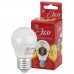 Лампа светодиодная ЭРА E27 8W 2700K матовая ECO LED P45-8W-827-E27 (Россия)