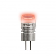 Лампа светодиодная Uniel (05856) G4 0,8W капсульная прозрачная LED-JC-12/0,8W/RED/G4