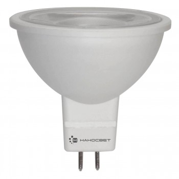 Лампа светодиодная Наносвет GU5.3 5W 4000K прозрачная LH-MR16-5/GU5.3/940 L277 (Россия)