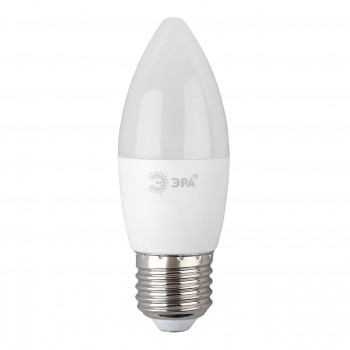 Лампа светодиодная ЭРА E27 6W 6500K матовая B35-6W-865-E27 R Б0045340 (РОССИЯ)
