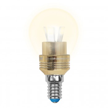 Лампа светодиодная (10062) E14 5W 3000K шар матовый LED-G45P-5W/WW/E14/FR ALC02GD (Китай)