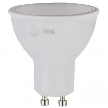 Лампа светодиодная ЭРА GU10 7W 2700K матовая LED MR16-7W-827-GU10 R Б0050198 (РОССИЯ)