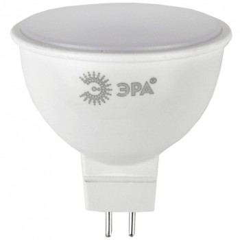 Лампа светодиодная ЭРА GU5.3 7W 2700K матовая ECO LED MR16-7W-827-GU5.3 Б0050183 (РОССИЯ)