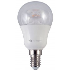 Лампа светодиодная Наносвет E14 7,5W 4000K груша прозрачная LC-P45CL-7.5/E14/840 L209