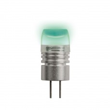 Лампа светодиодная Uniel (05858) G4 0,8W капсульная прозрачная LED-JC-12/0,8W/GREEN/G4