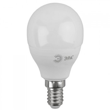 Лампа светодиодная ЭРА E14 11W 2700K матовая LED P45-11W-827-E14 (Россия)
