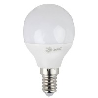 Лампа светодиодная ЭРА E14 7W 4000K матовая LED P45-7W-840-E14