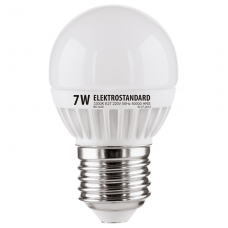 Лампа светодиодная Elektrostandard Mini Classic E27 7W 3300K шар матовый 4690389061639