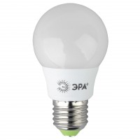 Лампа светодиодная ЭРА E27 6W 2700K матовая ECO LED A55-6W-827-E27