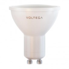 Лампа светодиодная Voltega GU10 7W 2800К полусфера матовая VG2-S2GU10warm7W 7056