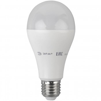 Лампа светодиодная ЭРА E27 19W 4000K матовая LED A65-19W-840-E27 Б0050282 (РОССИЯ)