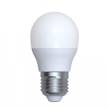 Лампа светодиодная Uniel E27 6W 4000K матовая LED-G45-6W/4000K/E27/FR/RA95 PLK01WH UL-00006533 (КИТАЙ)