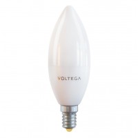 Лампа светодиодная Voltega E14 10W 2800К свеча матовая VG2-C37E14warm10W 7064