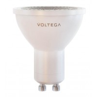Лампа светодиодная Voltega GU10 7W 2800К полусфера прозрачная 7060
