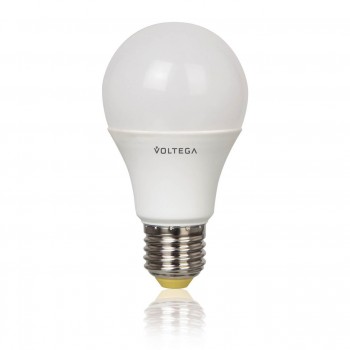 Лампа светодиодная Voltega E27 8.5W 2800К груша матовая VG4-A2E27warm8W 5753 (Германия)