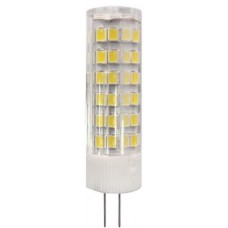 Лампа светодиодная ЭРА G4 7W 2700K прозрачная LED JC-7W-220V-CER-827-G4