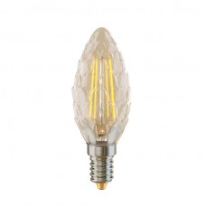 Лампа светодиодная Voltega E14 4W 2800К свеча шишка прозрачная VG10-P1E14warm4W-F 5486