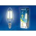 Лампа светодиодная (UL-00002196) E14 6W 3000K свеча прозрачная LED-C35-6W/WW/E14/CL GLA01TR (Китай)