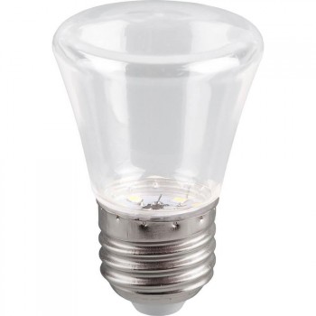 Лампа светодиодная Feron E27 1W 6400K Грибок Прозрачная LB-372 25908 (Россия)