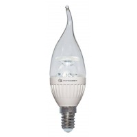 Лампа светодиодная Наносвет E14 6,5W 4000K свеча на ветру прозрачная LC-CDTCL-6.5/E14/840 L219