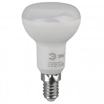 Лампа светодиодная ЭРА E14 6W 6000K матовая LED R50-6W-860-E14 Б0048023 (РОССИЯ)