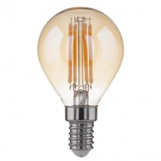 Лампа светодиодная Elektrostandard филаментная Classic F E14 6W 3300K шар золотой 4690389108303