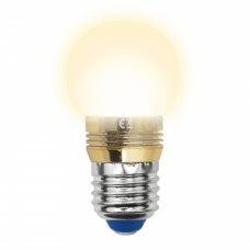 Лампа светодиодная Uniel (10064) E27 5W 3000K шар матовый LED-G45P-5W/WW/E27/FR ALC02GD