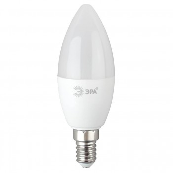 Лампа светодиодная ЭРА E14 6W 6500K матовая B35-6W-865-E14 R Б0045339 (РОССИЯ)