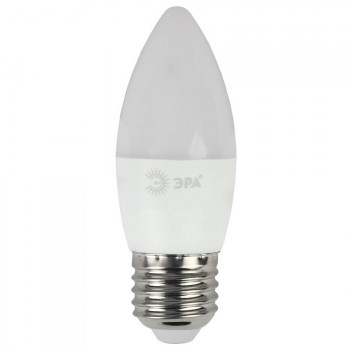 Лампа светодиодная ЭРА E27 11W 2700K матовая LED B35-11W-827-E27 (Россия)