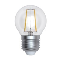 Лампа светодиодная Uniel (UL-00005175) E27 9W 4000K прозрачная LED-G45-9W/4000K/E27/CL PLS02WH