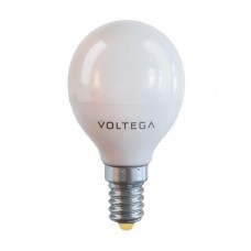 Лампа светодиодная Voltega E14 7W 2800К шар матовый VG2-G45E14warm7W 7054