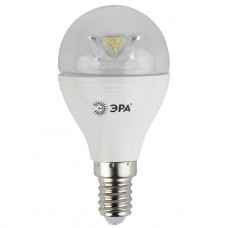 Лампа светодиодная ЭРА E14 7W 2700K прозрачная LED P45-7W-827-E14-Clear