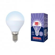 Лампа светодиодная Volpe (UL-00003830) E14 11W 6500K матовая LED-G45-11W/DW/E14/FR/NR