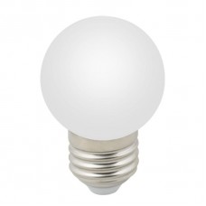 Лампа декоративная светодиодная (UL-00006560) Volpe E27 1W 3000K матовая LED-G45-1W/3000K/E27/FR/С