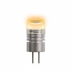 Лампа светодиодная Uniel (05857) G4 0,8W капсульная прозрачная LED-JC-12/0,8W/YELLOW/G4