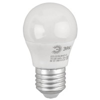 Лампа светодиодная ЭРА E27 8W 2700K матовая ECO LED P45-8W-827-E27