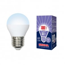Лампа светодиодная Volpe (UL-00003833) E27 11W 6500K матовая LED-G45-11W/DW/E27/FR/NR