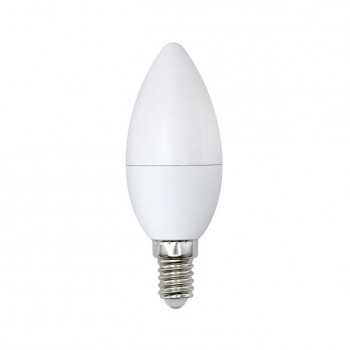 Лампа светодиодная (UL-00001769) E14 8W 3000K свеча матовая LED-C37-8W/WW/E14/FR/O (Китай)