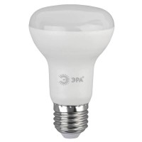 Лампа светодиодная ЭРА E27 8W 4000K матовая LED R63-8W-840-E27