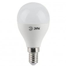Лампа светодиодная ЭРА E14 5W 4000K матовая LED P45-5W-840-E14