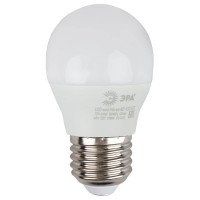 Лампа светодиодная ЭРА E27 6W 2700K матовая ECO LED P45-6W-827-E27
