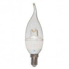 Лампа светодиодная Наносвет E14 5W 2700K свеча на ветру прозрачная LC-CDTCL-5/E14/827 L145