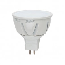 Лампа светодиодная Uniel (UL-00000696) GU5.3 5W 3000K полусфера матовая LED-JCDR-5W/WW/GU5.3/FR/DIM